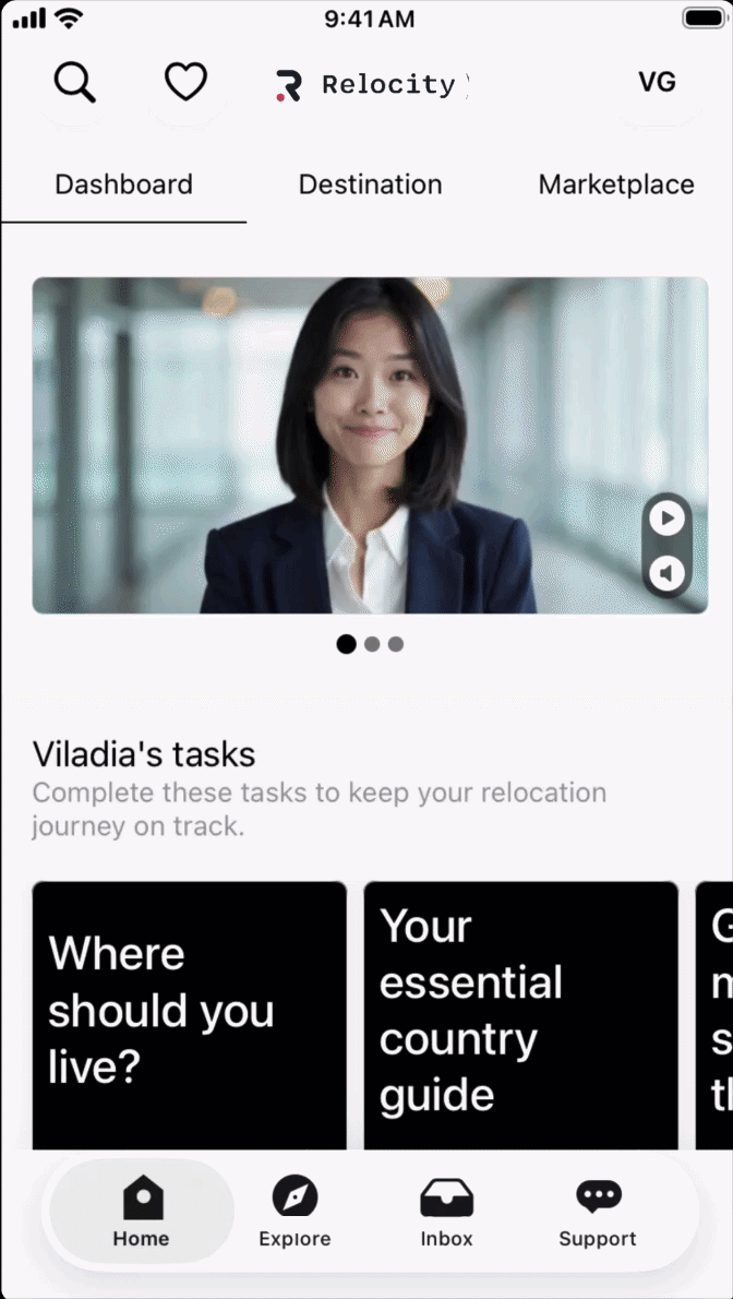 Relocity Multilingual Support