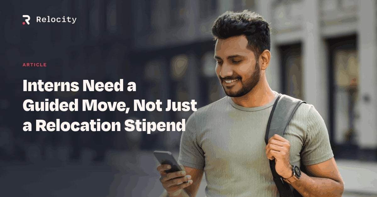 Interns need more than a relocation stipend