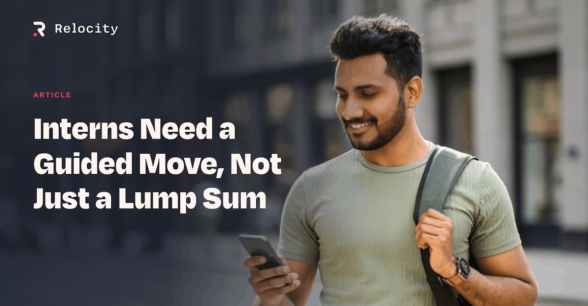 Interns Need a Guided Move, Not Just a Lump Sum